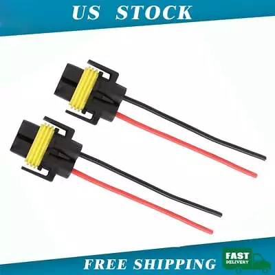 Wire Pigtail Female S H11 Two Harness Head Light Low Beam Bulb Connector Repair • $4.69