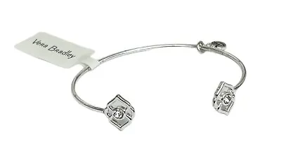 Vera Bradley Silver Tone Signature Cuff Bracelet • $12.59