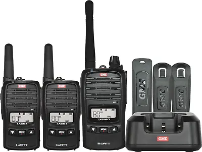 $379.95 • Buy GME CB Handheld UHF Radio 5/1Watt Family Pack IP67 TX6160XFP