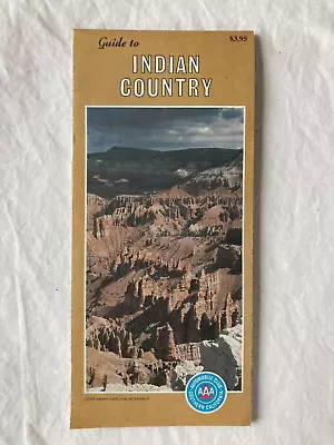 Vintage AAA Road Map: Guide To Indian Country - Southwest Ephemera - 1994 • $12.99