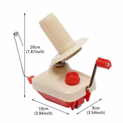 Yarn Ball Winding Machine Hand Operated Wool String Fiber Thread Holder Winder • £8