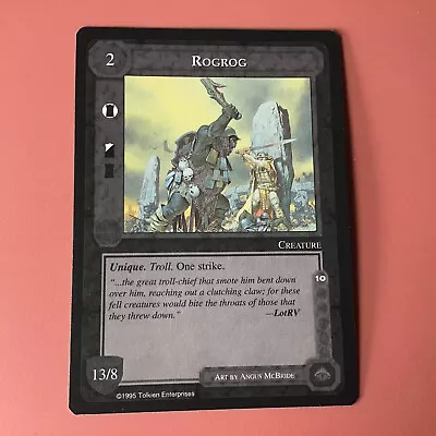 Rogrog - The Wizards - Middle Earth CCG - MECCG - Limited • $3.99