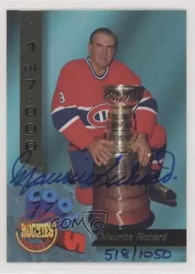 1995 Signature Rookies Cool 5 Signatures /1050 Maurice Richard #CF4 Auto HOF • $197.28