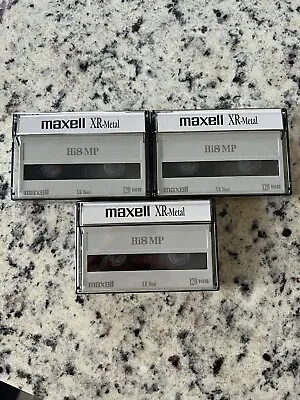 Maxwell Xr-metal 120 Hi8 Hi 8 Mp Cassette Lot • $14