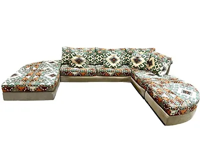 Vintage Roche Bobois Modular Aztec Kilim Sectional • $15995