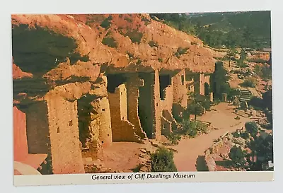 General View Of Cliff Dwellings Museum Manitou Springs Colorado Postcard • $4.99