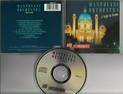 Mantovani Orchestra - Night In Vienna CD (N/A) Audio Quality Guaranteed • £2.04