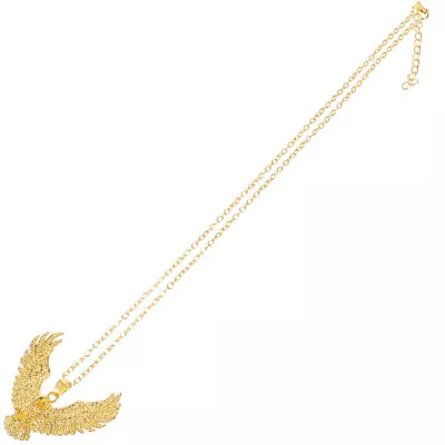  Eagle Necklace Gold Alloy Pendant For Men Punk Retro Necklaces • £7.29