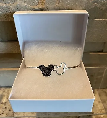 Sterling Sliver Mickey Mouse Bracelet Stamped 925 With Gift Box • $10.95