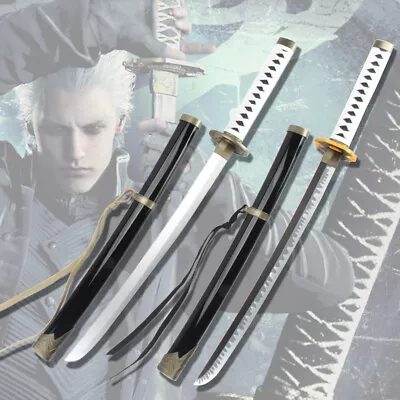 31.5 Yamato Sword Devil May Cry Katana Nelo Angelo Cosplay Vergil Wooden Swords • $32.95