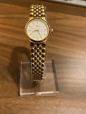 Womens Longines Flagship Gold Tone Wristwatch • £99