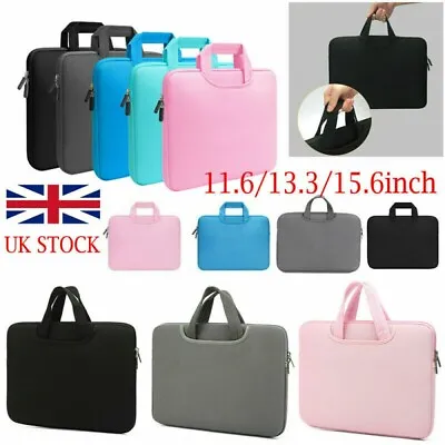 Laptop Bag Sleeve Case Cover For MacBook Air Pro HP Dell 11/12/13/14/15.6inch UK • £8.59