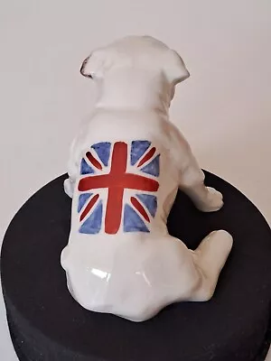 *rare* Carlton Ware Union Jack Bulldog Carltonware Small Flag Version Flaw A/f • £74.99