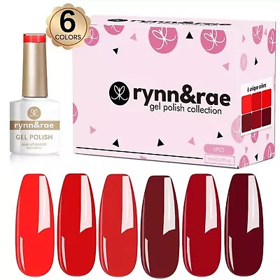 Rynn&rae Nail Gel Polish Kit All Seasons LED/UV Gel Polish Set 6ct/box • $9.95