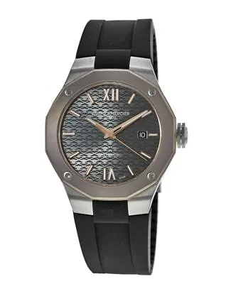 New Baume & Mercier Riviera Automatic Grey Dial Rubber Strap Men's Watch 10660 • $2223