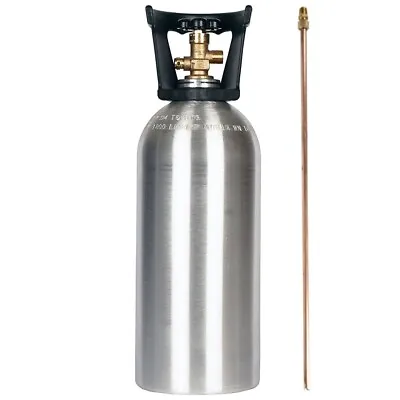 New 10 Lb. Aluminum CO2 Cylinder With Siphon Tube And Handle DOT Stamped CGA320 • $149.95