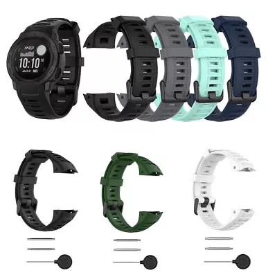 Watch Strap For Garmin Instinct Band Silicone Replacement Band Strap Wristband • $8.99