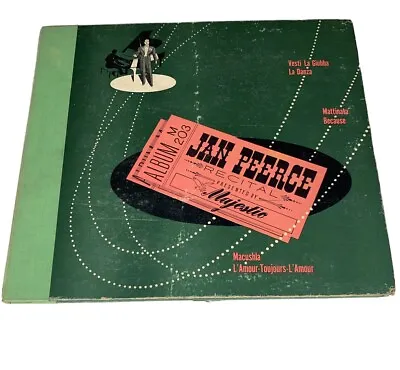 10  78 RPM Record Set-(4)-Jan Peerce Recital/Majestic M-203 • $10