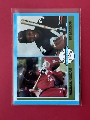 Michael Jordan Card Promo Broder 90’s Major League Prospects Bo Jackson Oddball • $1.99