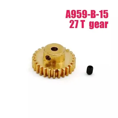 Brass Motor Pinion Gear 27T For WLtoys A959-B-15 A969-B A979-B 540 Motor RC Car • $4.96