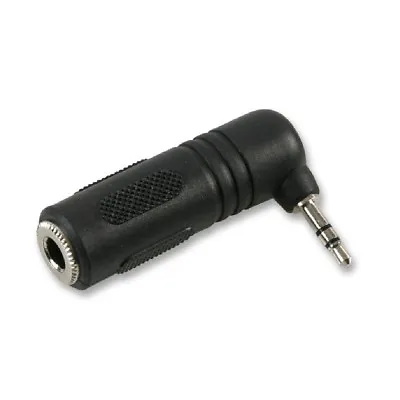 £2.79 • Buy Big To Small 6.35mm Jack To 3.5mm Jack Right Angled Headphone Adaptor 1/4 Inch