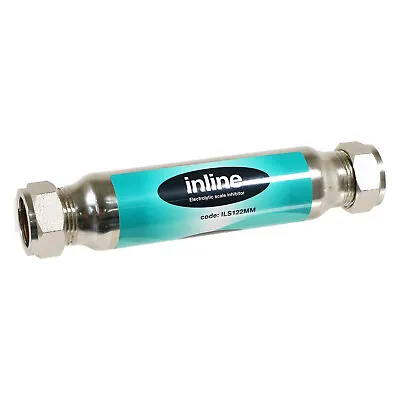22mm Boiler Filter Electrolytic Inline Limescale Inhibitor TOWER Scale Pipe Tube • £29.79
