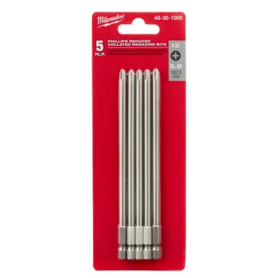 Milwaukee 48-30-1000 5 Piece Phillips Reduced Collated Magazine Bits • $21.59