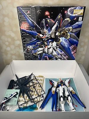 Bandai Gundam Seed Destiny Scale 1/100 ZGMF-X20A Strike Freedom Gundam MG Built  • $29.99