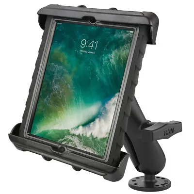 RAM 1.5  Ball Flat Surface Mount W/ Large Tablet Holder Fits IPad & More W/ Case • $85.99