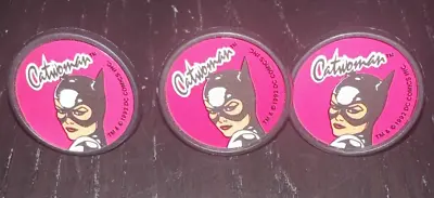 X3 Plastic Cupcake Vending Charm Party Favors Cake Toppers Catwoman Rings Lot • $9.74