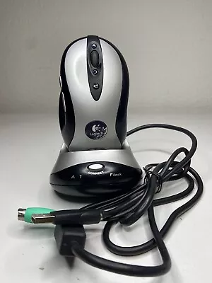 Vintage Logitech MX700 Cordless Optical Mouse With Docking Station   • $40