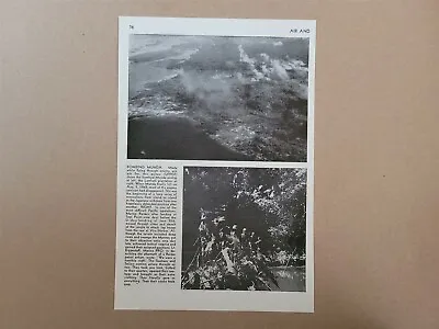 Munda Airstrip Marines Raiders 1945 World War 2 WW2 Picture Sheet • $16