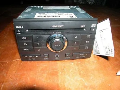 07 Nissan Maxima Radio Am Fm Stereo 6 Disc Cd Player Bose  • $153