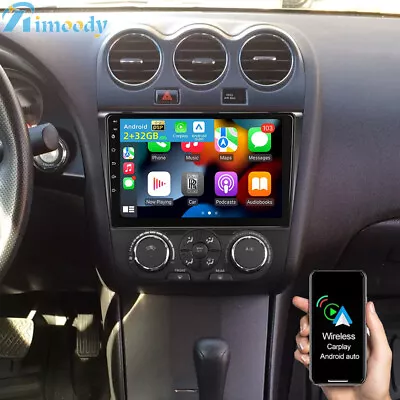 For 2008-2012 Nissan Altima Apple CarPlay Car Radio Android 13 GPS Stereo 2+32GB • $109.99