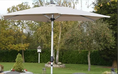 £50 • Buy Hartman Ellipse 2.5m Parasol Silver/Stone