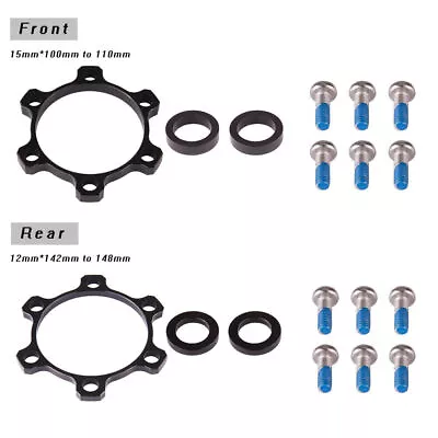 Bike Boost Hub Conversion Adapter Front 15x100MM To 110MM Rear 12x142MM To 148MM • $20.90