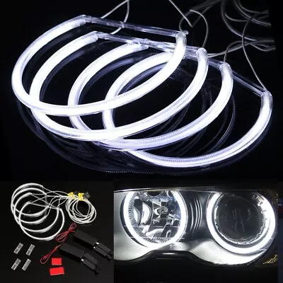 CCFL Angel Eye Halo Light Ring DRL For BMW E46 Non-Projector 3Serie White 6500K  • $29.99