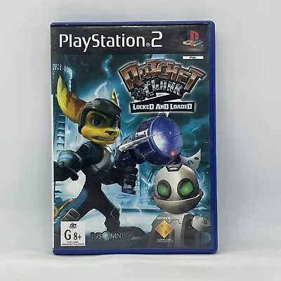 Ratchet & Clank 2: Locked And Loaded PS2 PAL 2003 Platformer Game Free Post PAL • $49.95