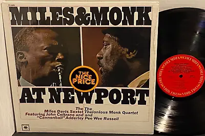 MILES DAVIS & THELONIOUS MONK At Newport 1970's COLUMBIA Jazz LP In SHRINK EX+ • $26