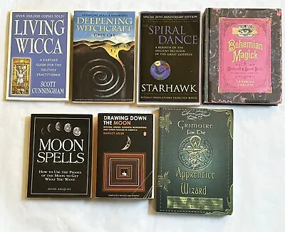 Witchcraft Wicca Magic And Spells Book Lot Of 7 Advanced Beginner • $38