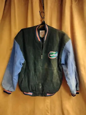 Men's Distressed Suede Gators Jacket Size Large • $55