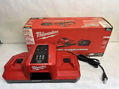Milwaukee M18 18V Dual Battery Bay Simultaneous Super Charger FORGE 48-59-1815 • $189.99