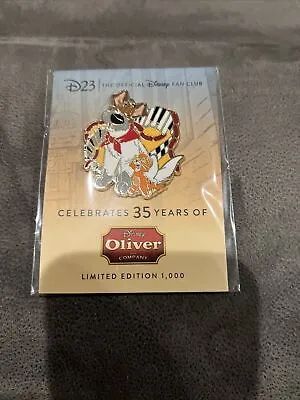 D23-Exclusive Oliver And Company 35th Anniversary Pin – Limited Edition • $34