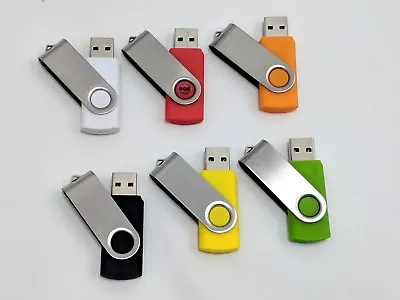 USB Flash Drive - Swivel - 2.0 - Unbranded 512MB 1GB 2GB 8GB 16GB 32GB 128GB LOT • $3.83