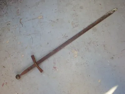 Unknown Vintage Medieval Style Sword Rusty Project Blade Interesting Piece • $125