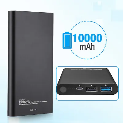 10000mAh Fast External Portable Power Bank Backup Battery Charger For Cell Phone • $12.99