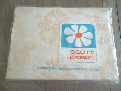 Vintage Scott Family Paper Placemats Mod 1966 Vintage Kitchen Collectibles • $12.99