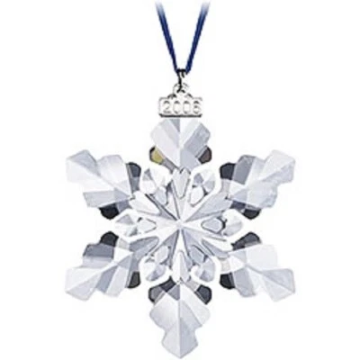 £110 • Buy Swarovski Crystal  2008 ANNUAL CHRISTMAS ORNAMENT/STAR  Original Box/Cover/Cert.