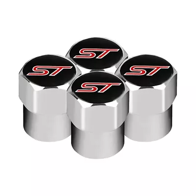 £5.70 • Buy ST Wheel Valve Caps. Fiesta Focus EcoSport Kuga Mondeo Puma ST-Line
