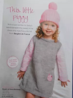 £1.50 • Buy Cute Child Tunic Dress & Hat 5 Sizes 6m - 4 Years Magazine DK Knitting Pattern